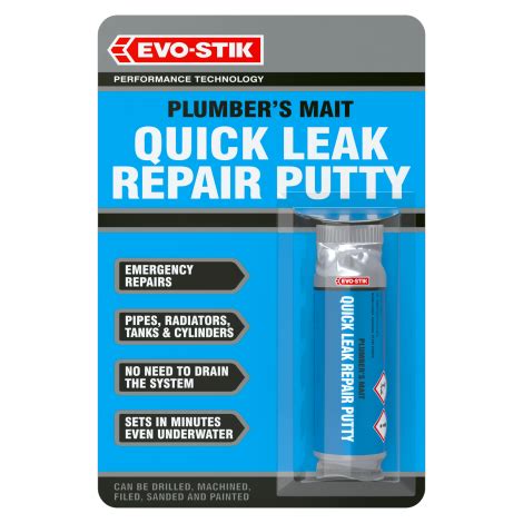 putty to stop water leaks|50g Plumbers Mate Quick Leak Repair Putty